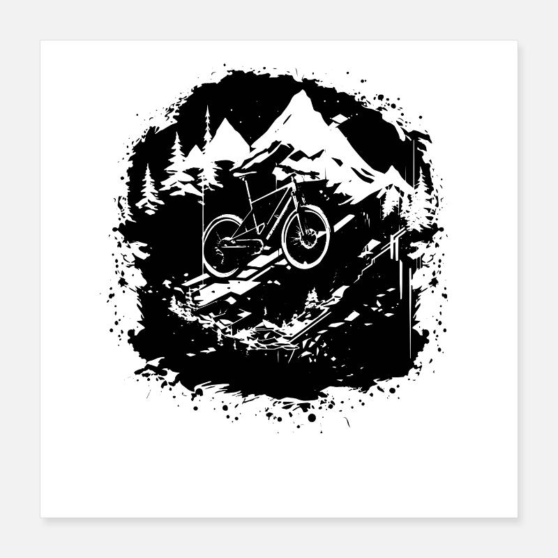 Illustration de VTT Poster 40 x 40 cm