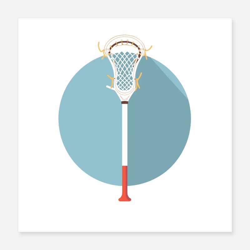 Graphique du bâton de crosse Poster 40 x 40 cm