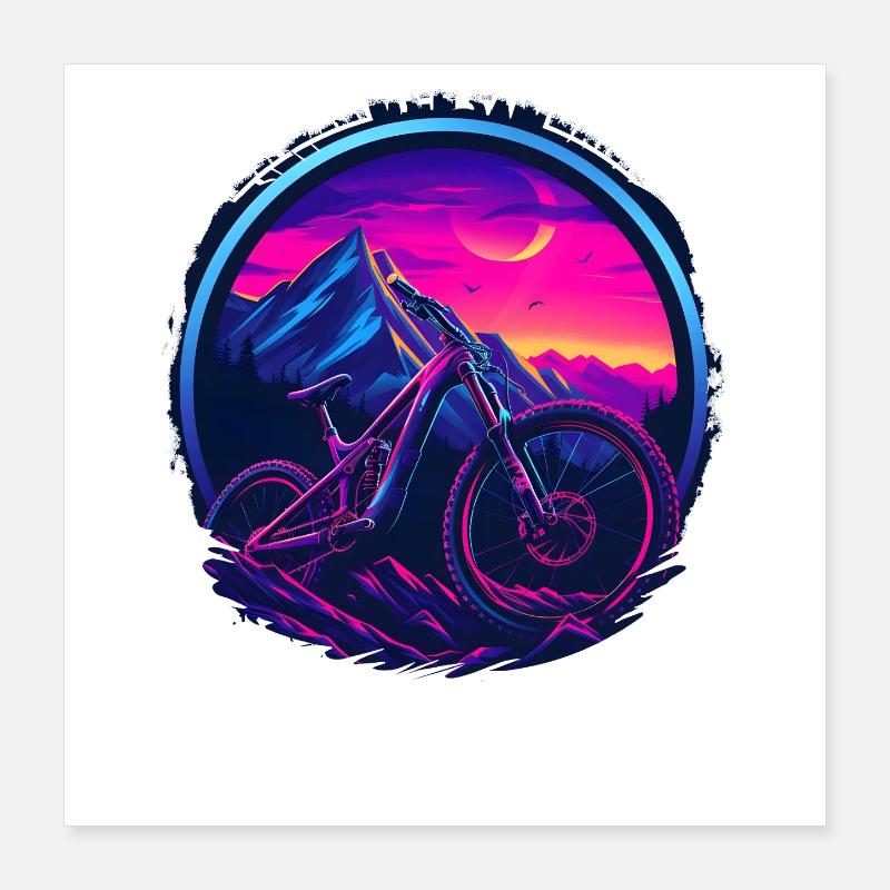 VTT Retrowave Poster 40 x 40 cm