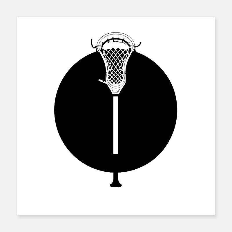 Lacrosse Sticks Poster 16" x 16" (40x40 cm)