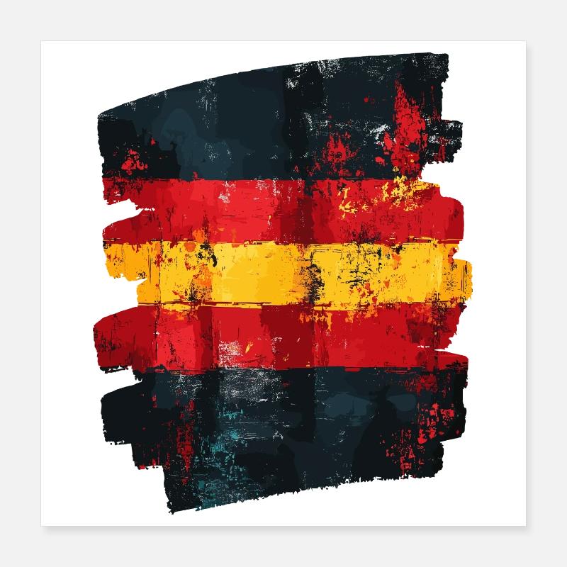 Drapeau espagnol Espagne Poster 40 x 40 cm