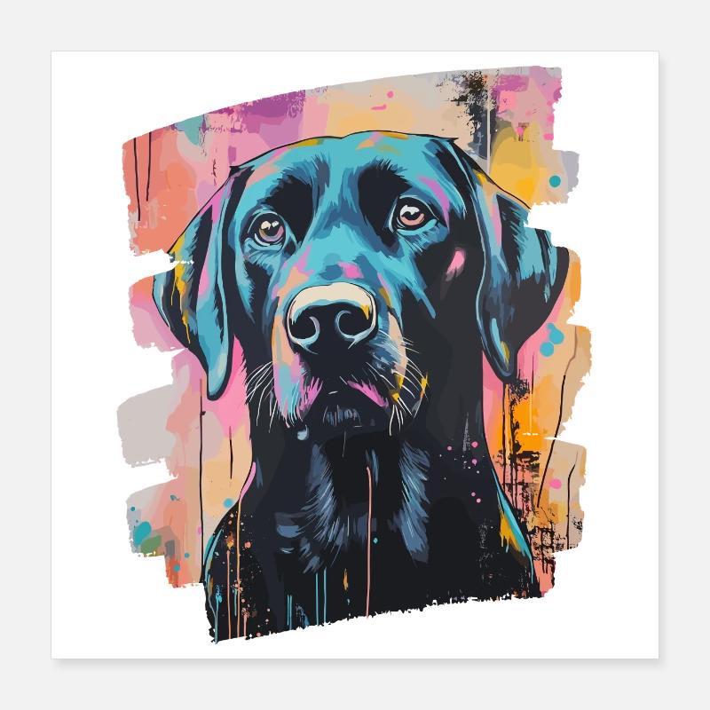 Labrador Poster 16" x 16" (40x40 cm)