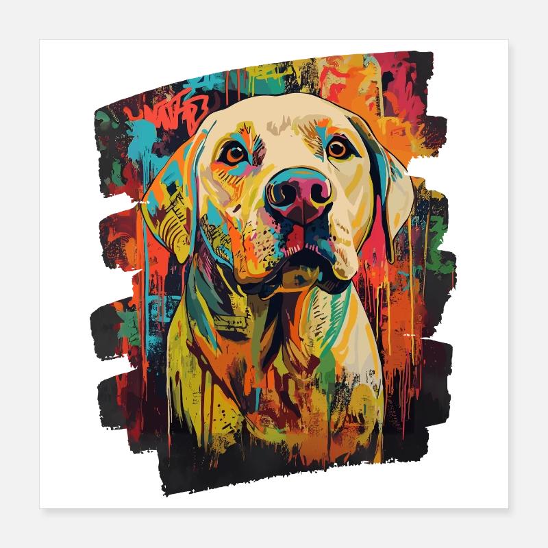 Labrador Poster 16" x 16" (40x40 cm)