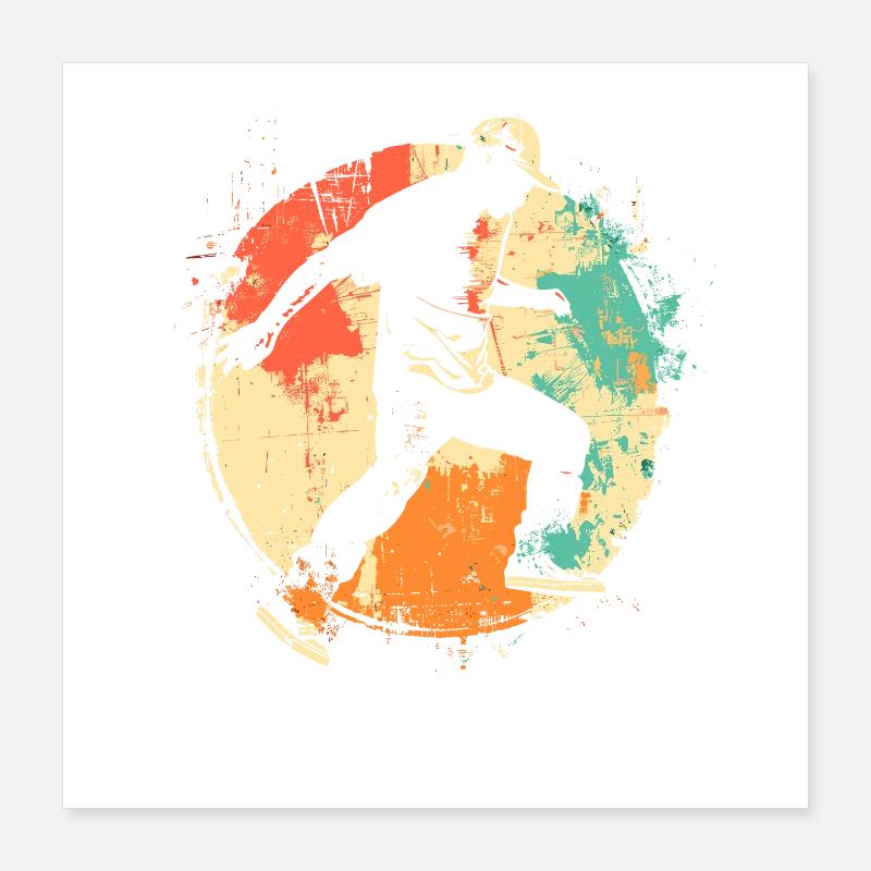 Vintage B-Boy Poster 40 x 40 cm