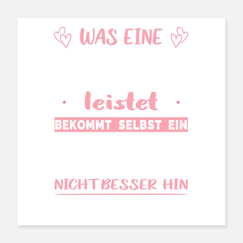 Pflegerin Geschenke Pflege Lustig Krankenpflegerin Poster 40x40 cm
