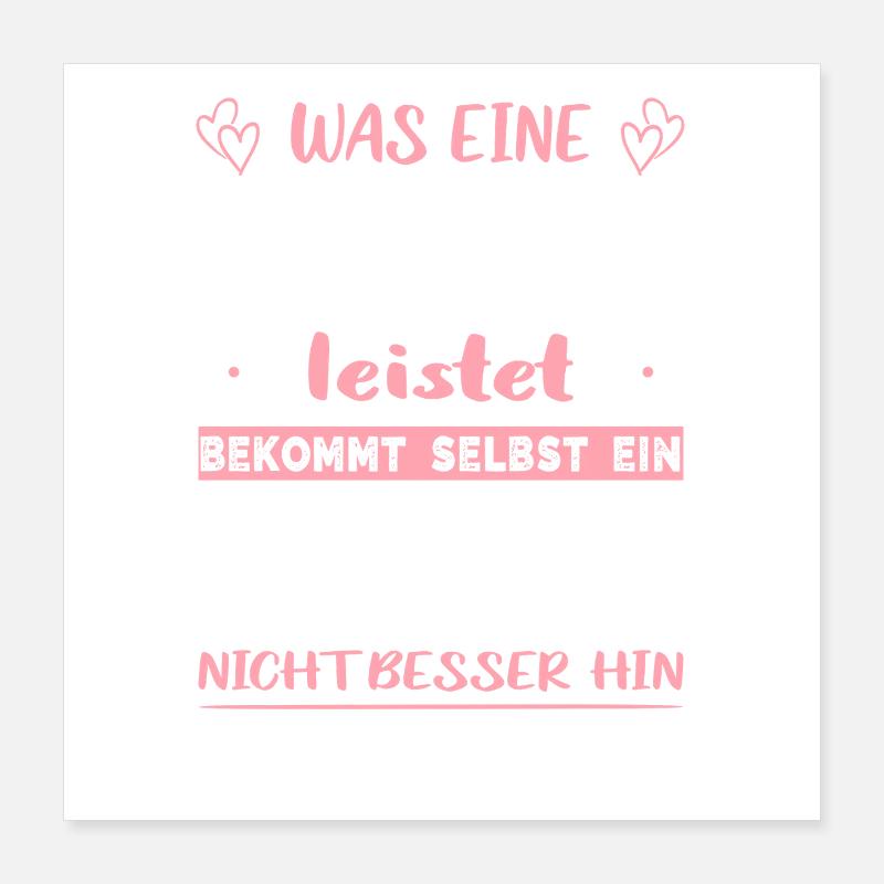 Kinderpflegerin Pflege Pflegerin Abschied Kinderpf Poster 40x40 cm