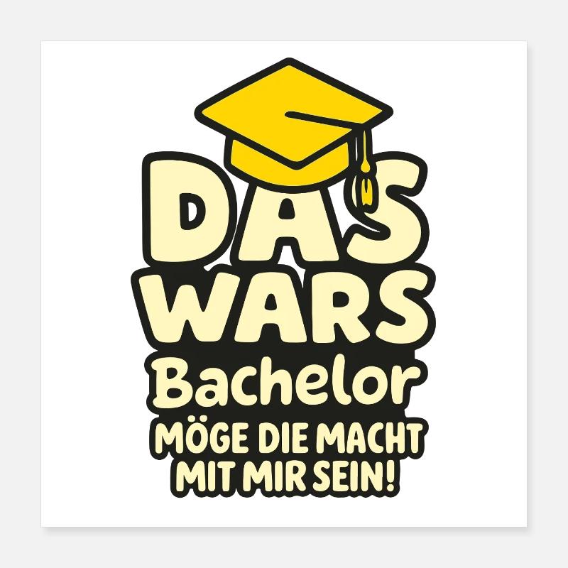 The Wars Bachelor - May the Force Be With Me! Poster 16" x 16" (40x40 cm)
