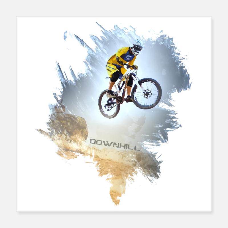 Surfez sur la chute Poster 40 x 40 cm