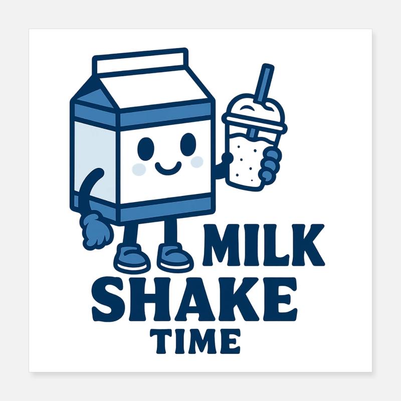 Milk Shake Poster 40x40 cm