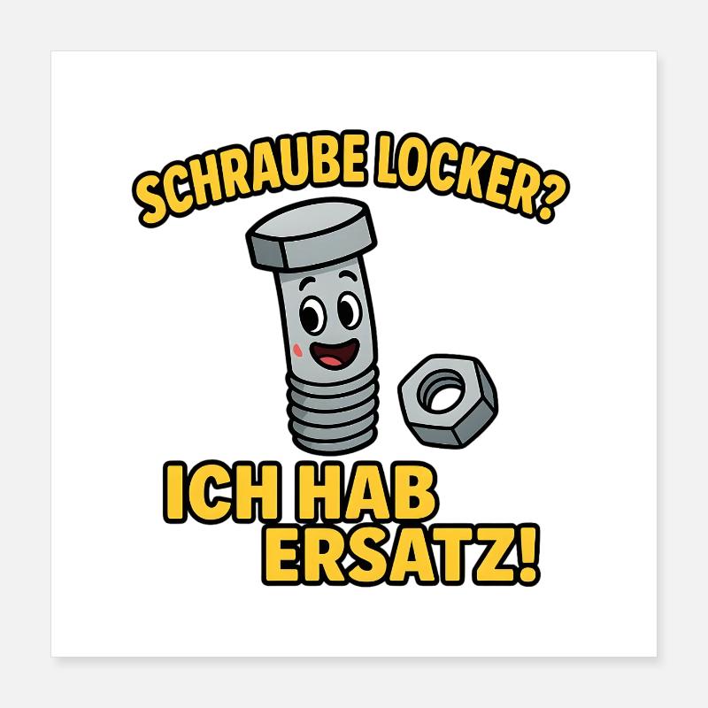 Screw loose? I have a replacement. Poster 16" x 16" (40x40 cm)