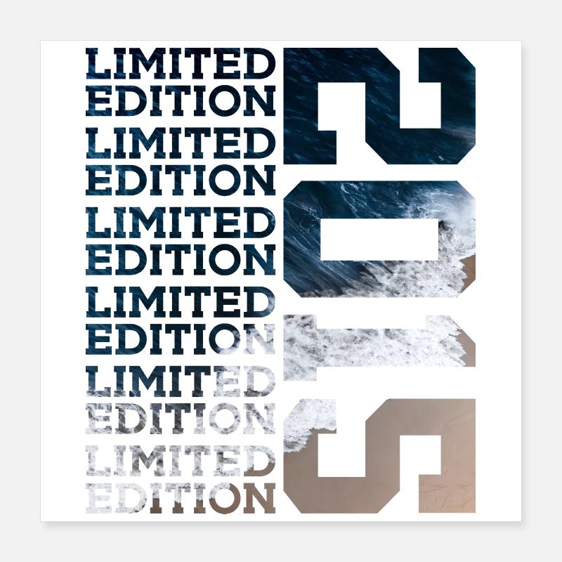 ÉDITION LIMITÉE 2015 11 ANS 11E ANNIVERSAIRE Poster 40 x 40 cm