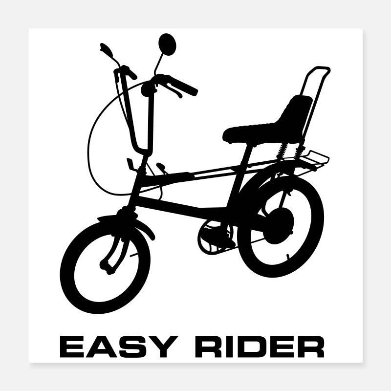 Chopper-Design. Poster 40x40 cm