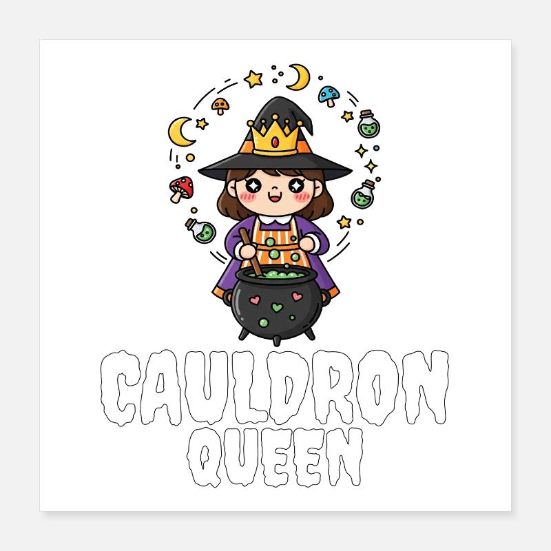 CAULDRON_QUEEN Poster 40x40 cm
