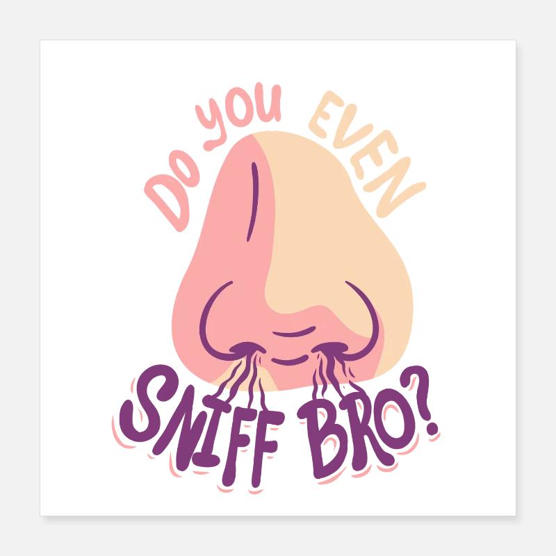 Parfum Collectionneur de parfums Est-ce que tu sens même Poster 40 x 40 cm