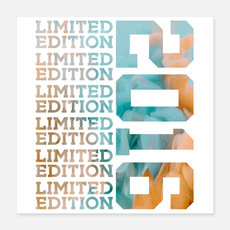 ÉDITION LIMITÉE 2016 10 ANS 10E ANNIVERSAIRE Poster 40 x 40 cm