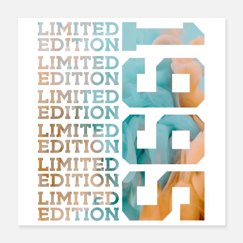 ÉDITION LIMITÉE 31 ANS 31 ANS 1995 Poster 40 x 40 cm