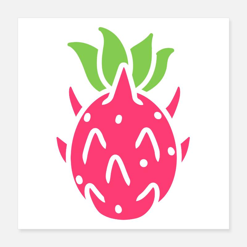 Fruit du dragon Poster 40 x 40 cm