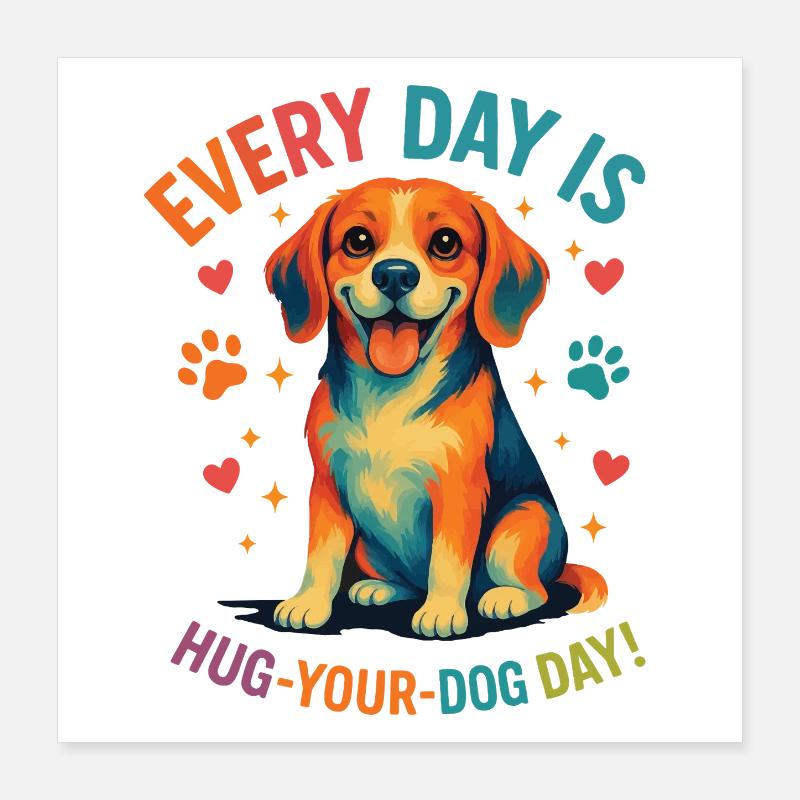 Beagle Poster 40x40 cm