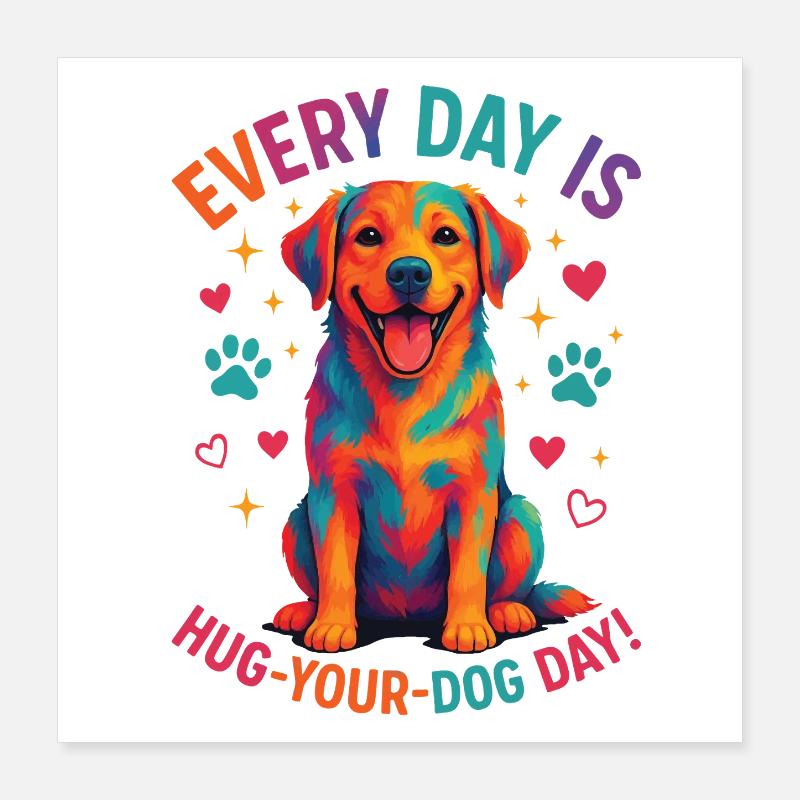 Labrador Poster 40 x 40 cm