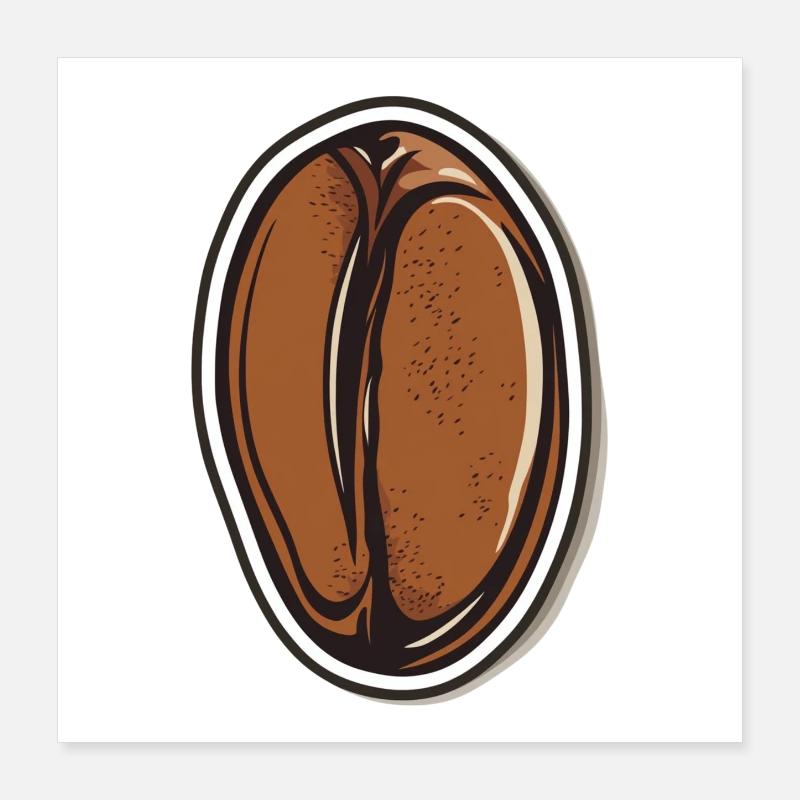 Kaffee Poster 40x40 cm