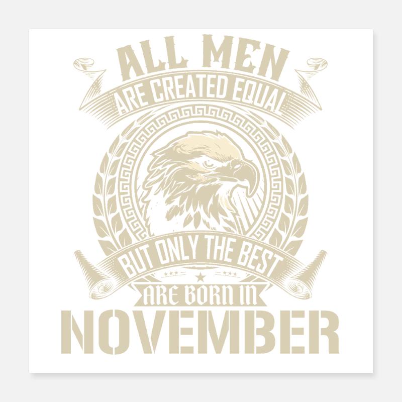 November Eagle Unity Design Poster 40x40 cm
