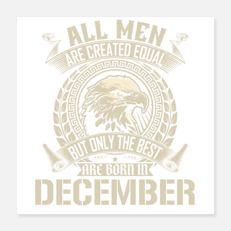 Décembre Eagle Unity Design Poster 40 x 40 cm