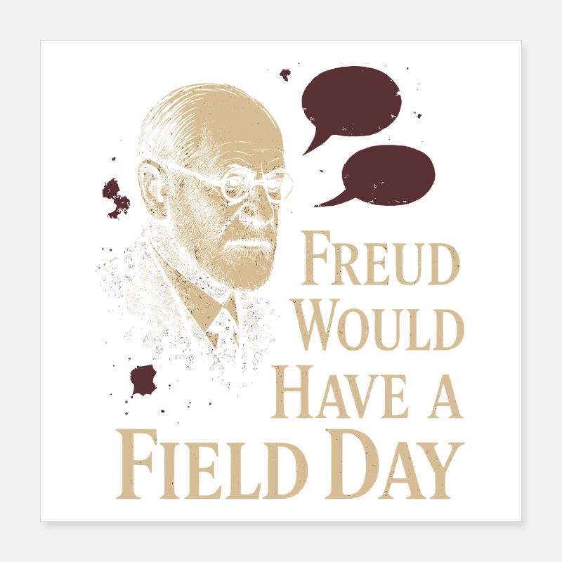 Future psychologist diagnose me Poster 16" x 16" (40x40 cm)