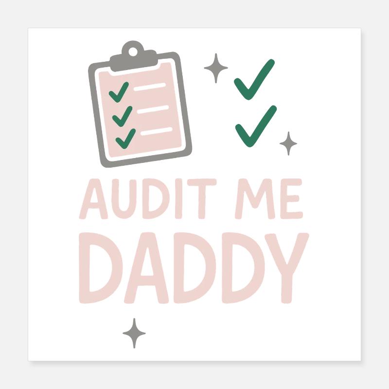 Accounting student cpa in training excel jokes Poster 16" x 16" (40x40 cm)