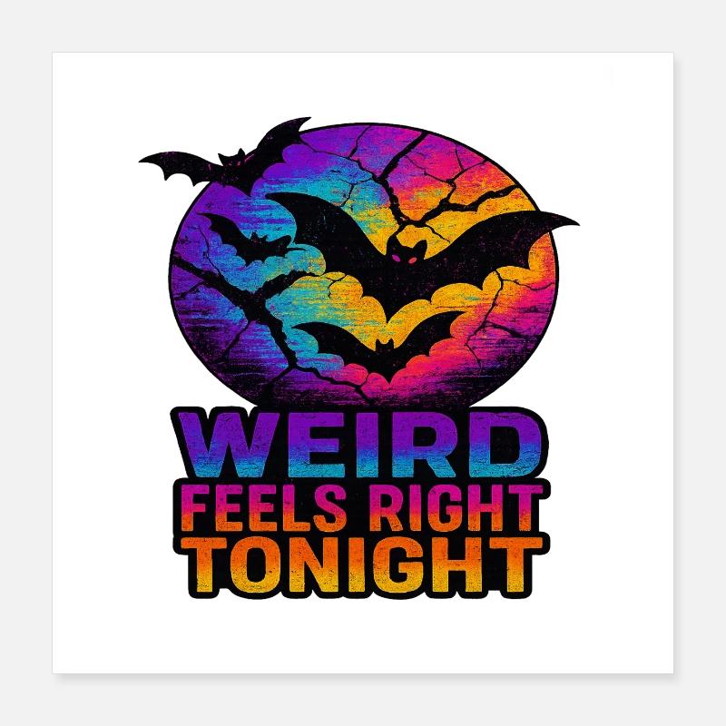 Halloween bizarre Poster 40 x 40 cm