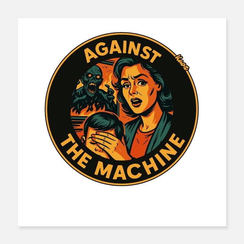 Against the machine parents Poster 16" x 16" (40x40 cm)
