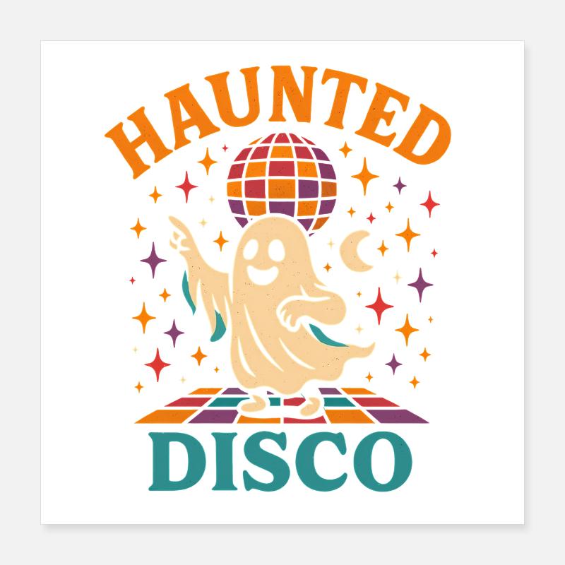 Ghost Disco Groove Poster 16" x 16" (40x40 cm)