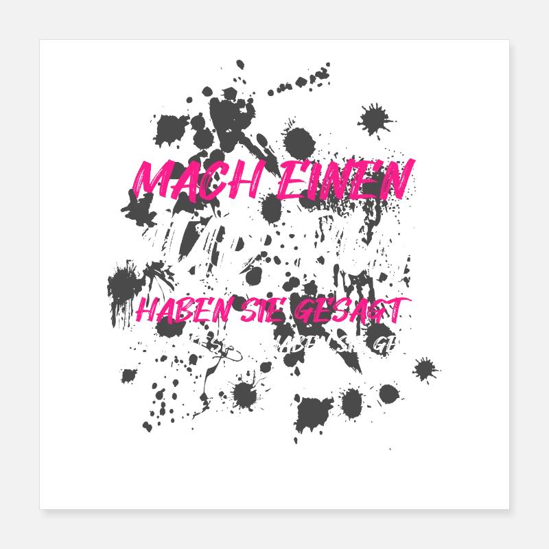 Faire une course dans la boue, une course dans la boue, une course dans la boue, une course dans la boue Poster 40 x 40 cm