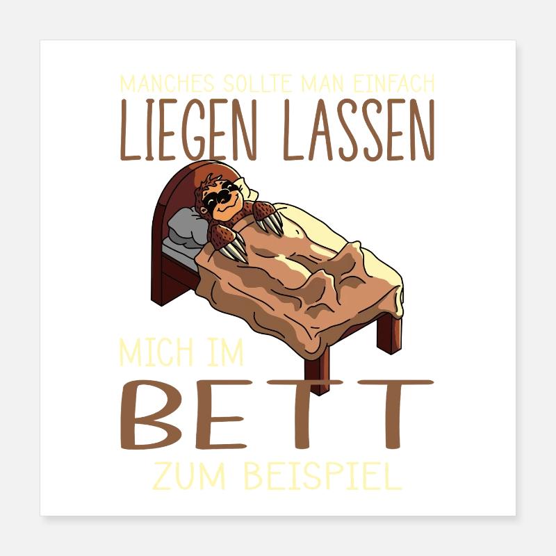 Lustige Sprüche Fun Outfits Ironie Sarkasmus Poster 40x40 cm