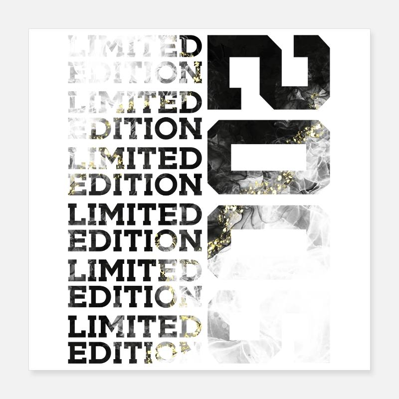 21 ANS ÉDITION LIMITÉE 2005 21E ANNIVERSAIRE Poster 40 x 40 cm
