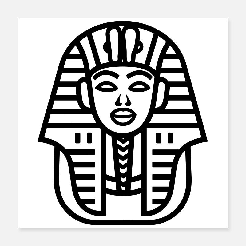 pharaoh Poster 16" x 16" (40x40 cm)