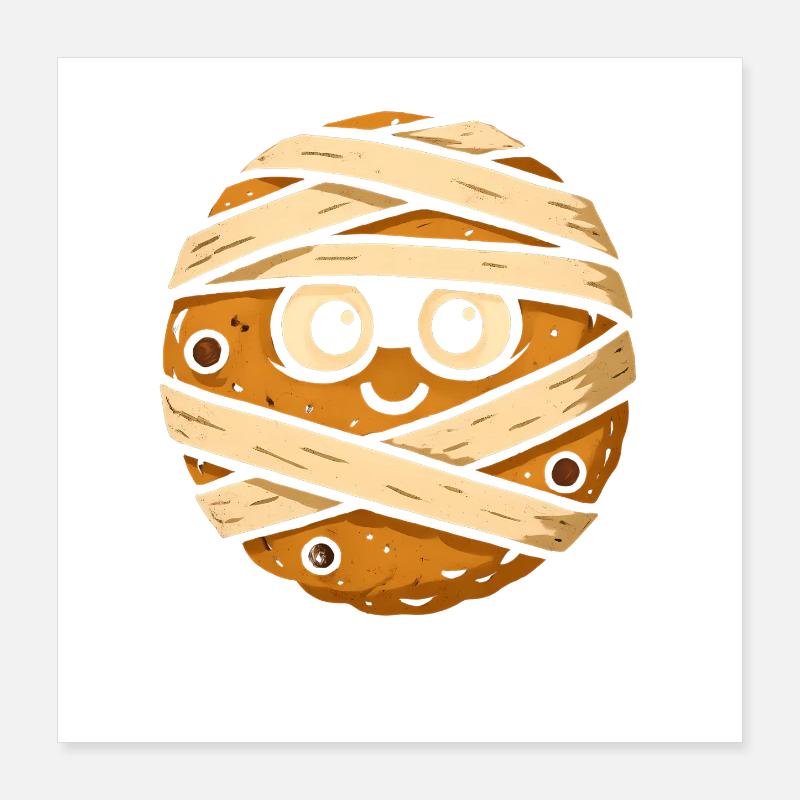 Héros des biscuits bandés Poster 40 x 40 cm