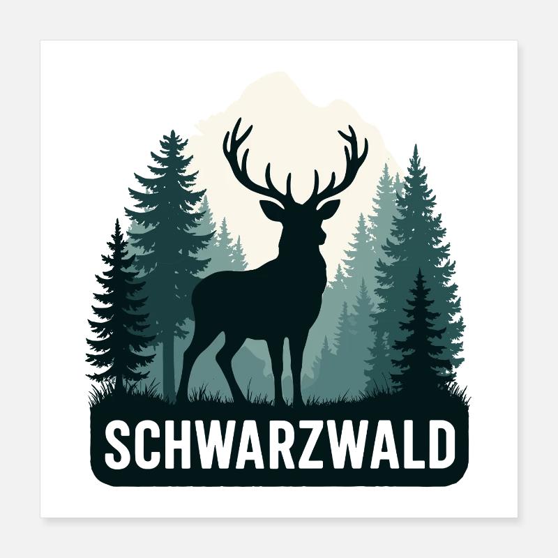 Black Forest Poster 16" x 16" (40x40 cm)