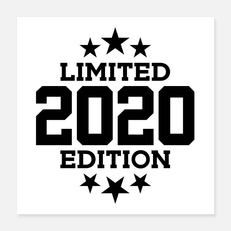 ÉDITION LIMITÉE 6E ANNIVERSAIRE 2020 Poster 40 x 40 cm