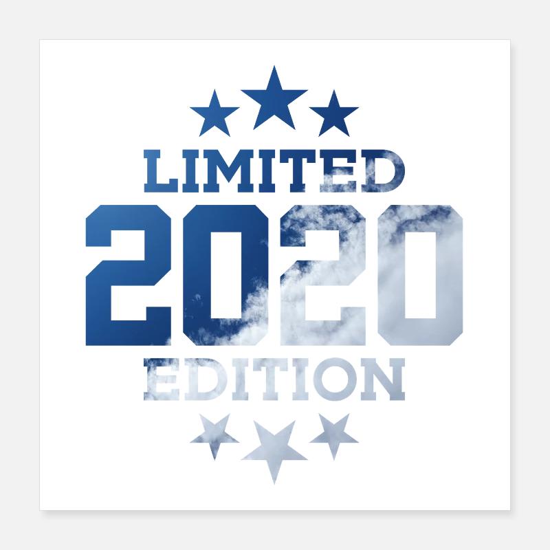 ÉDITION LIMITÉE 6E ANNIVERSAIRE 2020 Poster 40 x 40 cm