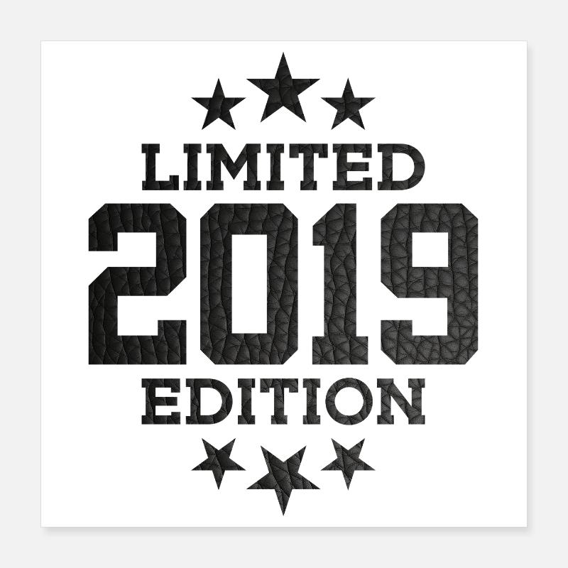 ÉDITION LIMITÉE 7E ANNIVERSAIRE 2019 Poster 40 x 40 cm