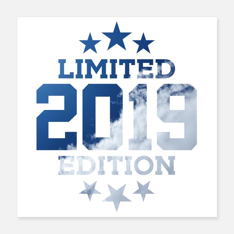 ÉDITION LIMITÉE 7E ANNIVERSAIRE 2019 Poster 40 x 40 cm