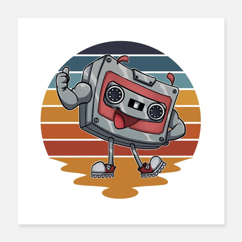 Kassette Poster 40x40 cm