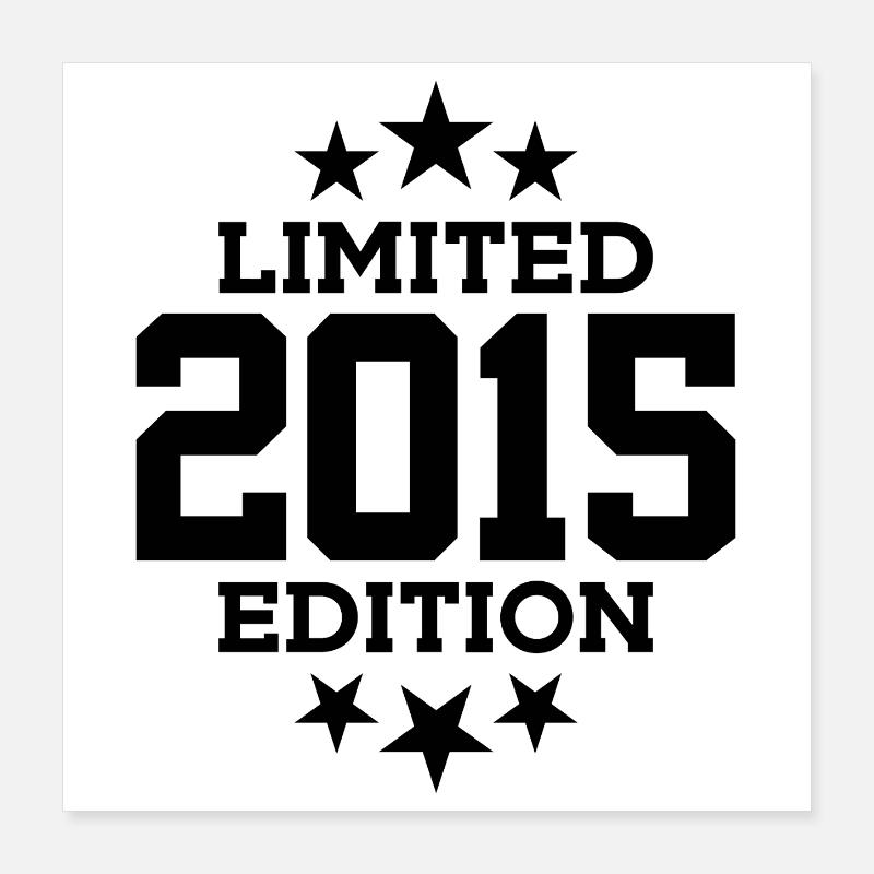 ÉDITION LIMITÉE 2015 11E ANNIVERSAIRE Poster 40 x 40 cm