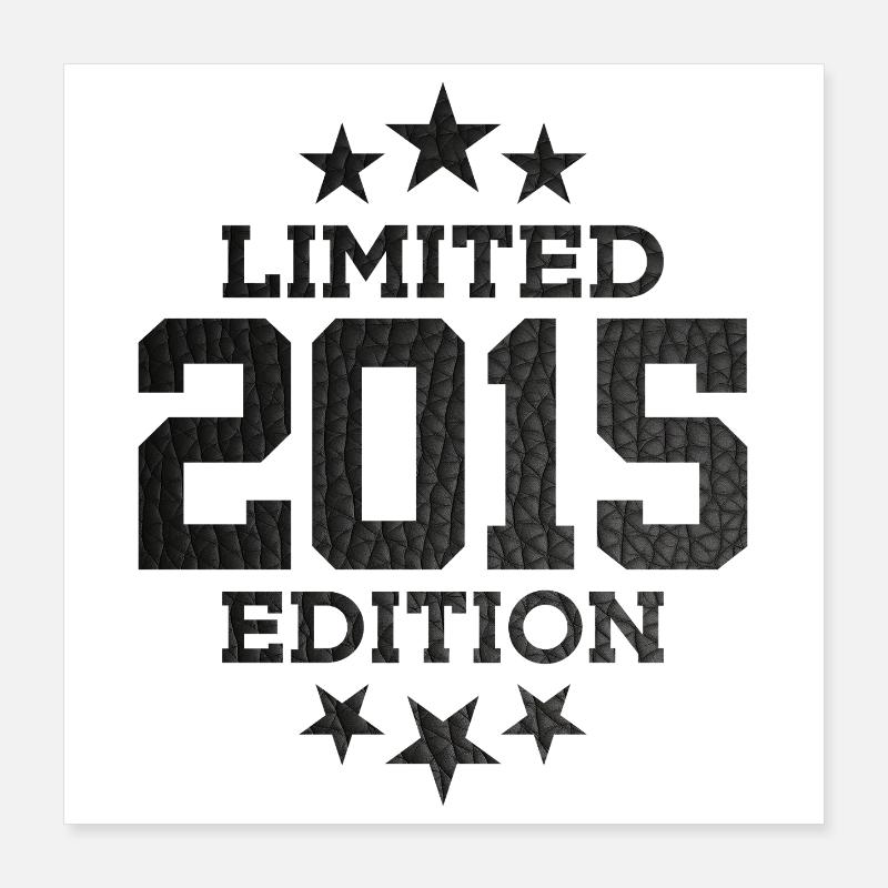 ÉDITION LIMITÉE 2015 11E ANNIVERSAIRE Poster 40 x 40 cm