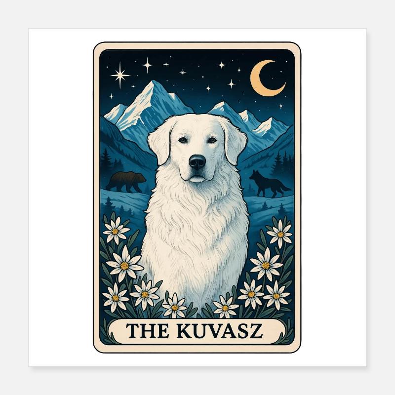 Kuvasz Poster 40x40 cm