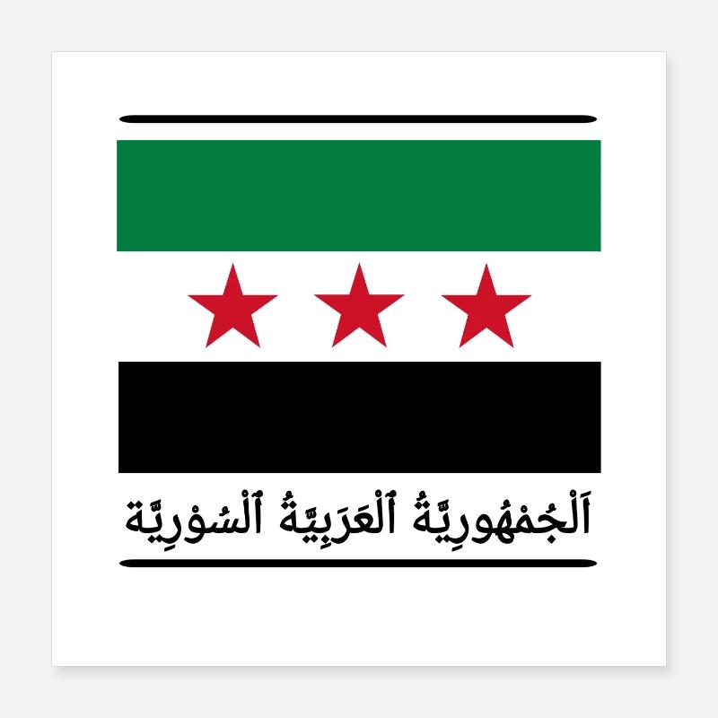Syria Poster 16" x 16" (40x40 cm)