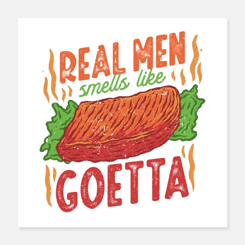 Goetta Wurst Poster 40x40 cm