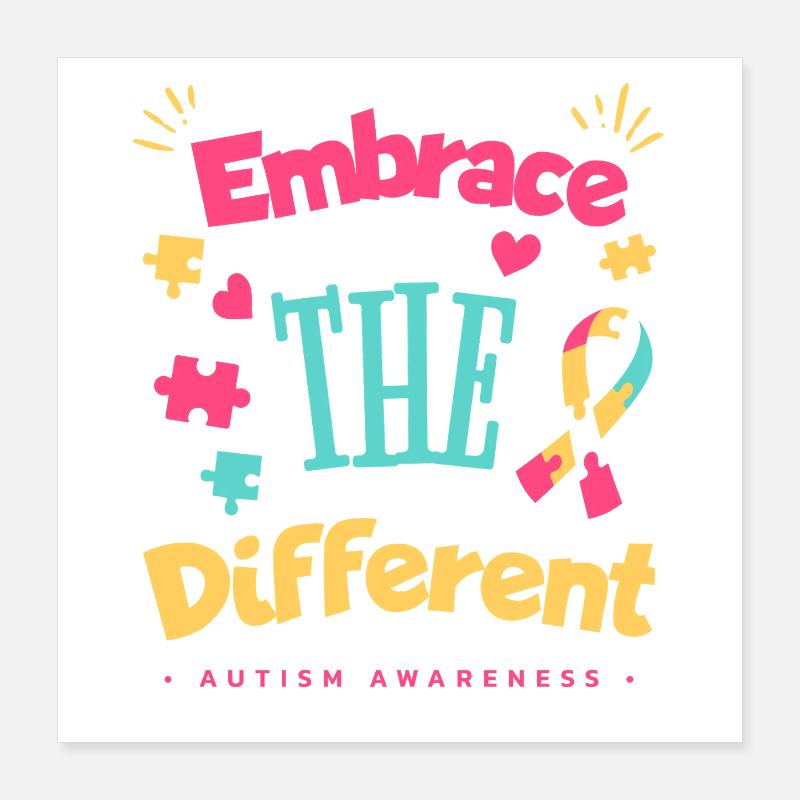 Neurodiversity is My Superpower Poster 16" x 16" (40x40 cm)
