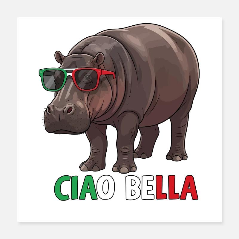 Ciao Bella Poster 40 x 40 cm