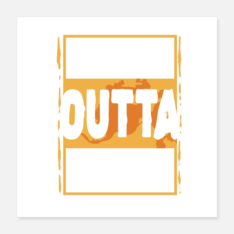 Saucisse de Goetta Poster 40 x 40 cm